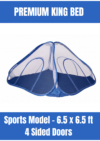 Premium King Bed 6.5 x 6.5 ft  (Sports Model - 4 Sided Doors)