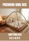 Premium King Bed 6.5 x 6.5 ft